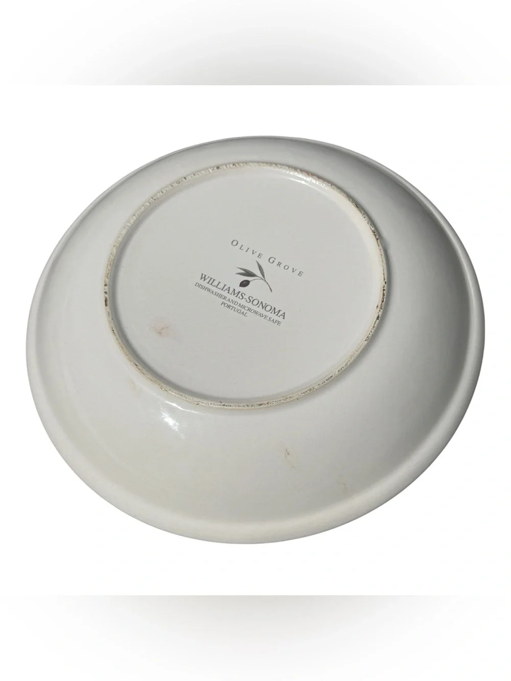 Williams Sonoma Olive Grove Cerignola Pasta Bowl Portugal Green Olive Dish 9.5”